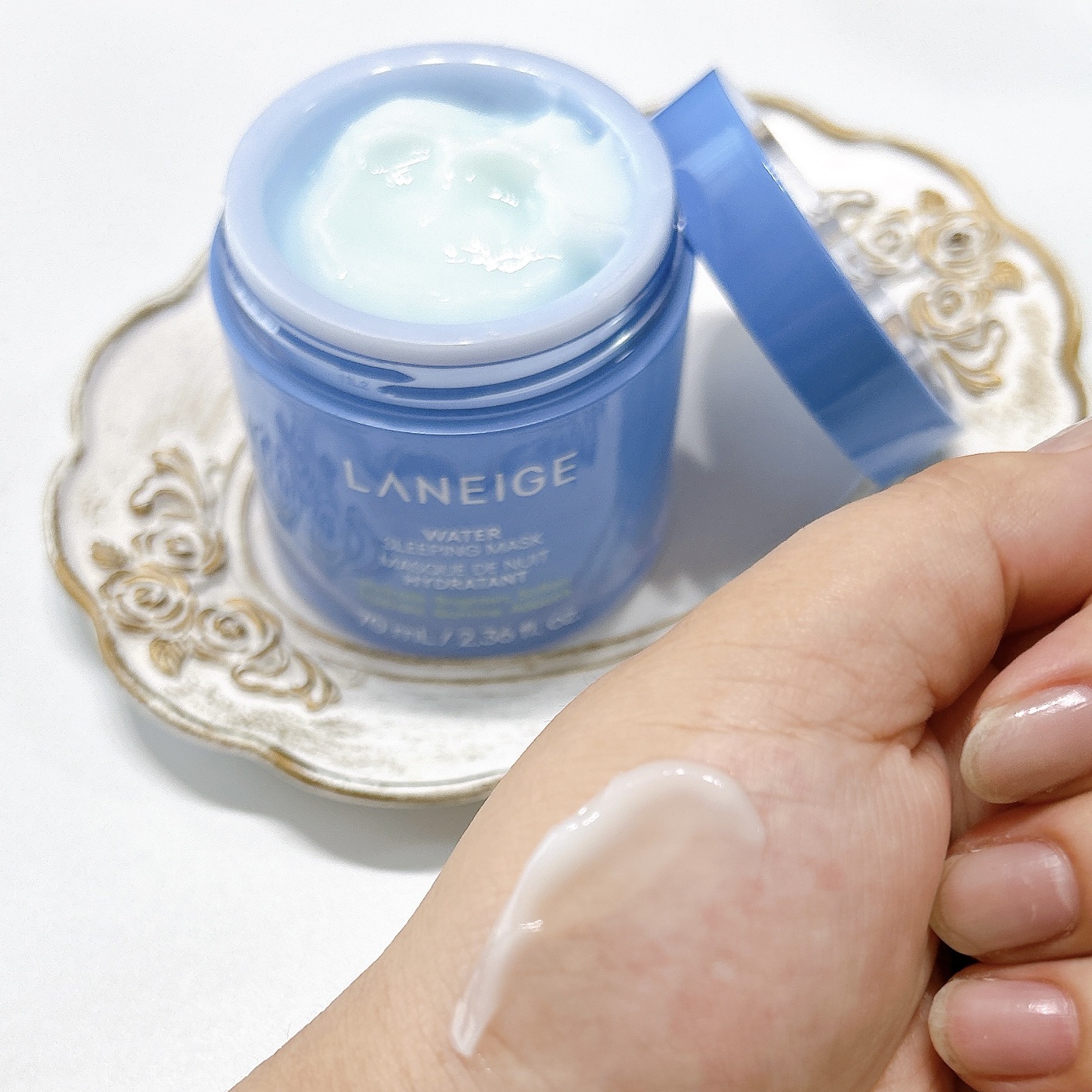 バウンシースリーピングマスク/LANEIGE/フェイスクリームを使ったクチコミ（3枚目）