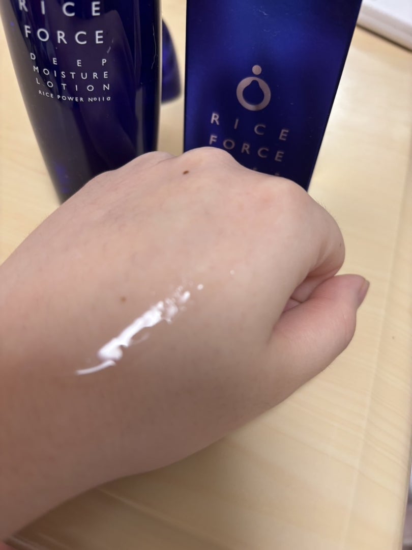 ディープモイスチュアローション/ライスフォース/化粧水を使ったクチコミ（3枚目）