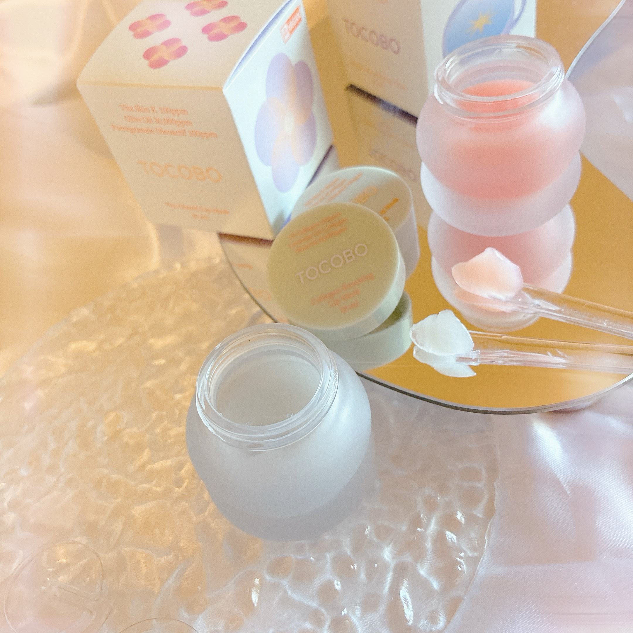 ビタグレーズドリップマスク/TOCOBO/リップマスクを使ったクチコミ（1枚目）