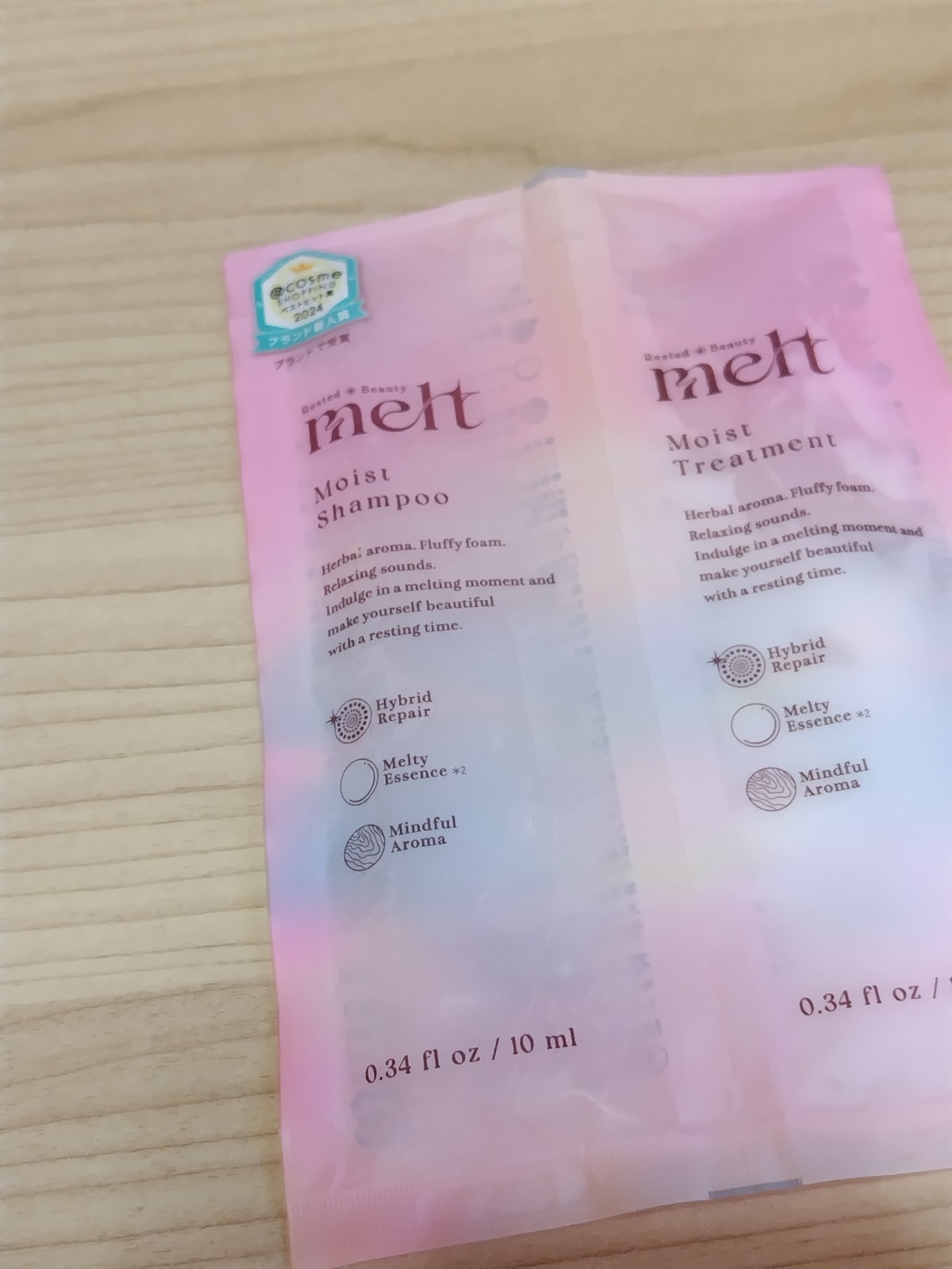 メルト モイストシャンプー／トリートメント/melt/市販シャンプーを使ったクチコミ（2枚目）