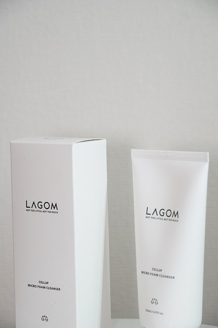 マイクロフォーム クレンザー(夜用洗顔)/LAGOM /クレンジングクリームを使ったクチコミ(2枚目)