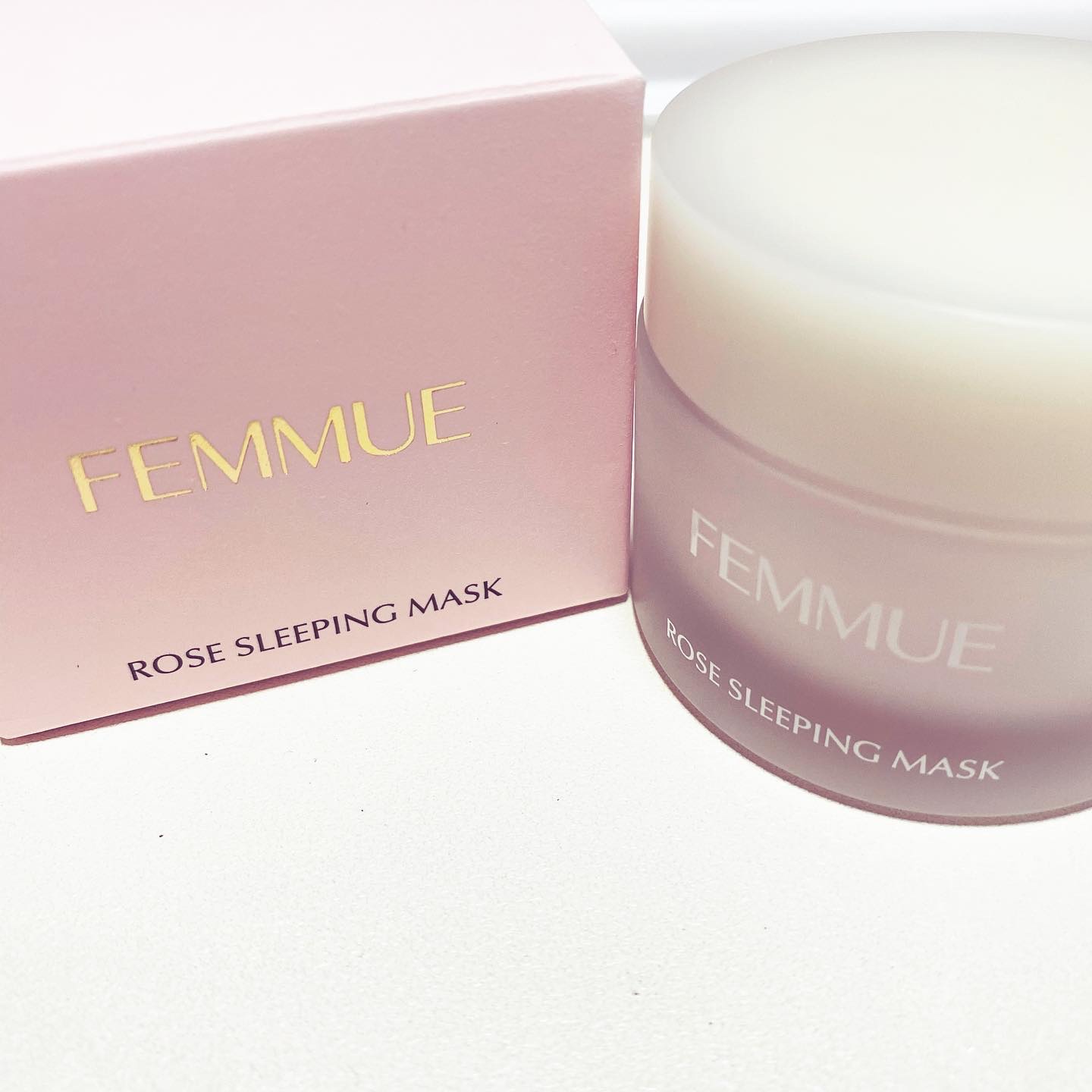 ローズウォーター スリーピングマスク/FEMMUE/フェイスクリームを使ったクチコミ（1枚目）