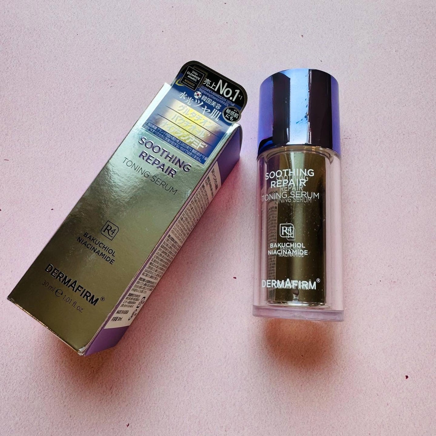 SOOTHING REPAIR TONING SERUM R4/ダーマファーム/美容液を使ったクチコミ(2枚目)