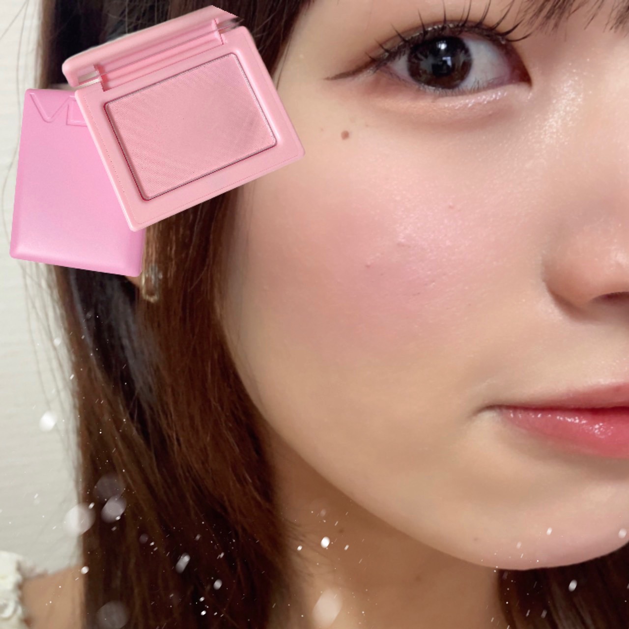 チークステイン ブラッシャー 09 フラーティング ピンク/VDL/パウダーチークを使ったクチコミ（1枚目）