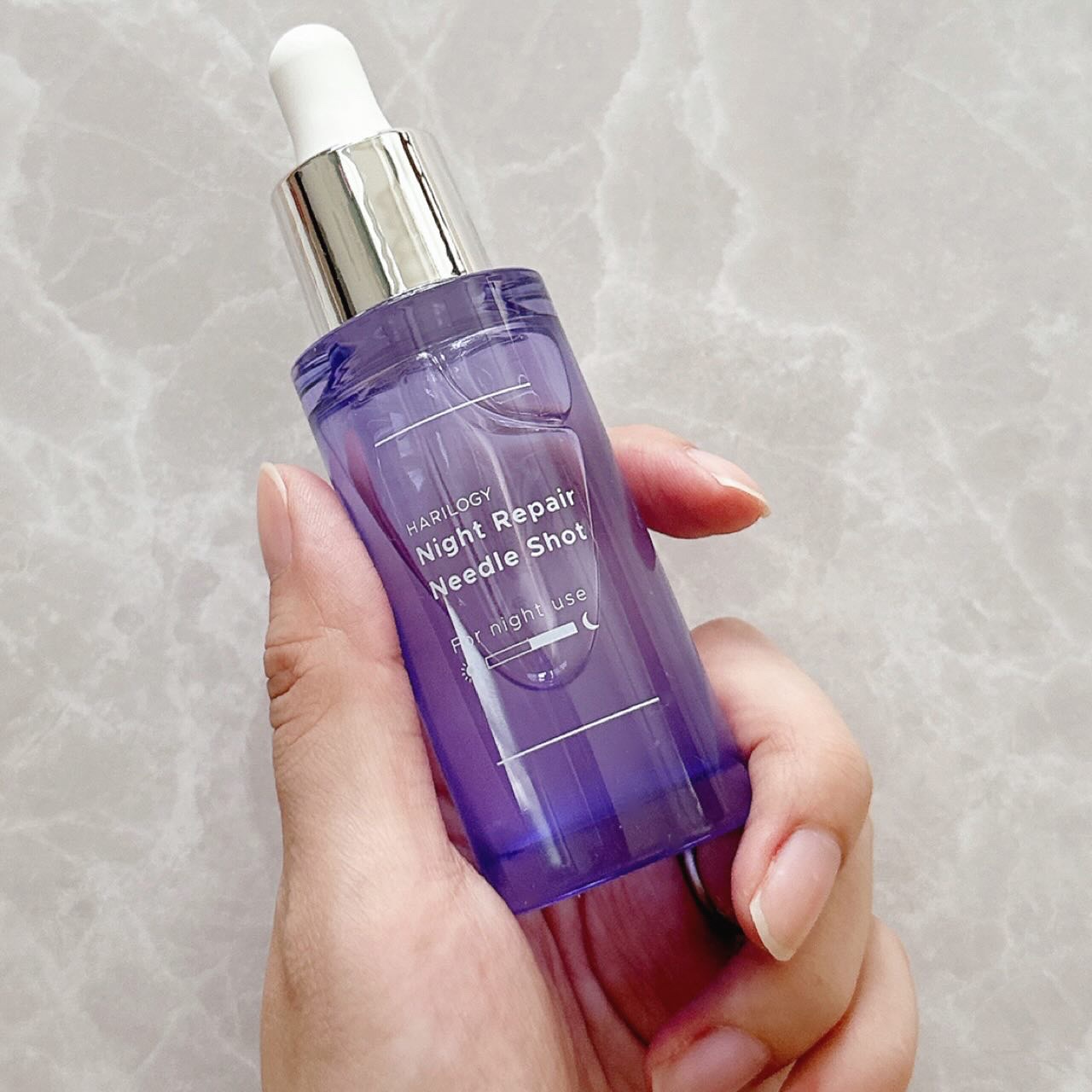 ナイトリペアニードルショット/HARILOGY/美容液を使ったクチコミ（3枚目）