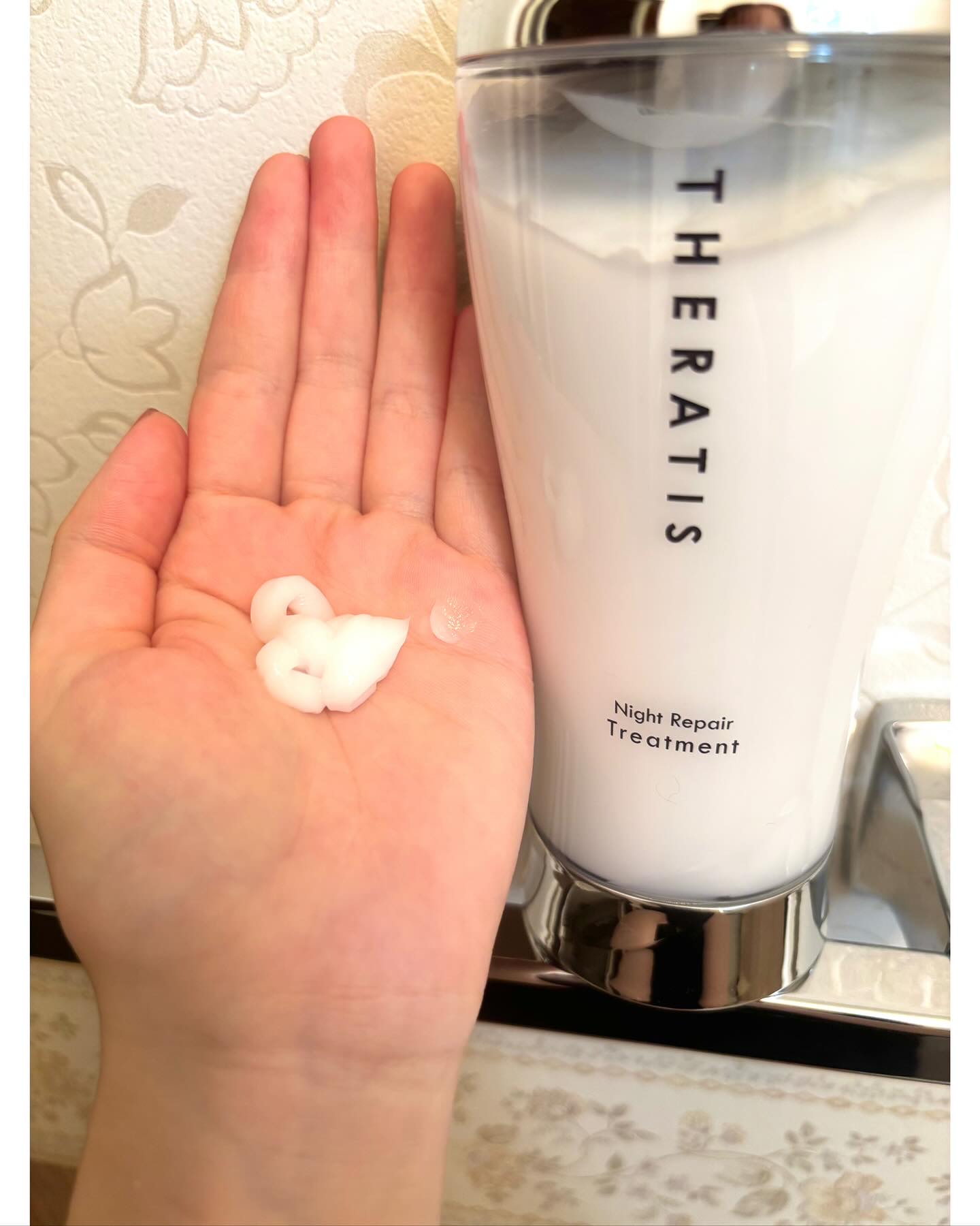 ナイトリペア シャンプー/ヘアトリートメント/THERATIS/シャンプー・コンディショナーを使ったクチコミ（3枚目）