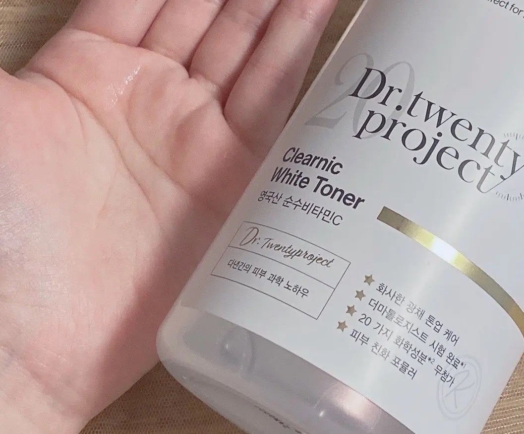 クリアニックホワイトトナー/Dr.Twenty Project/化粧水を使ったクチコミ(4枚目)