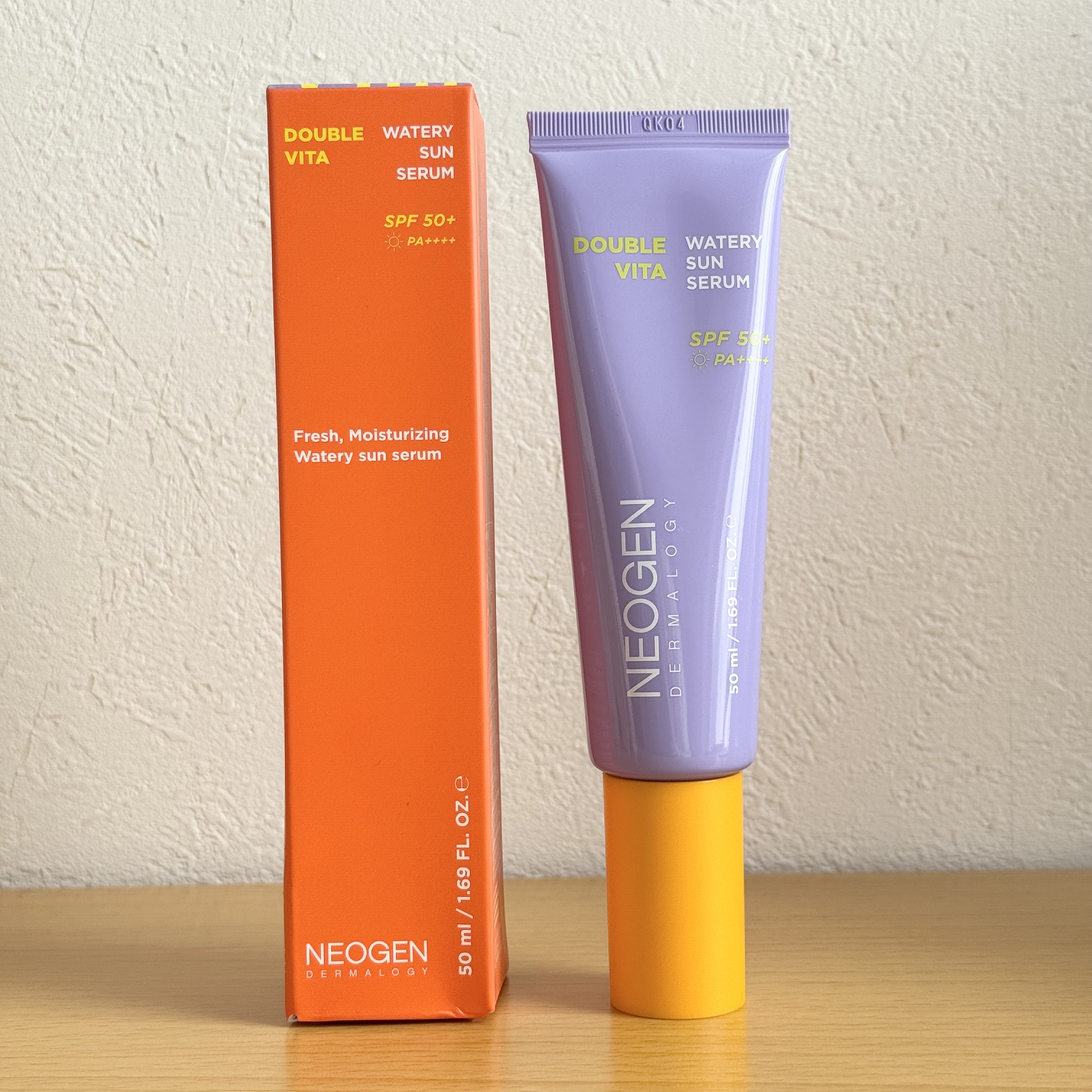 ダブルビダウォータリーサンセラム/NEOGEN/日焼け止めジェルを使ったクチコミ（1枚目）