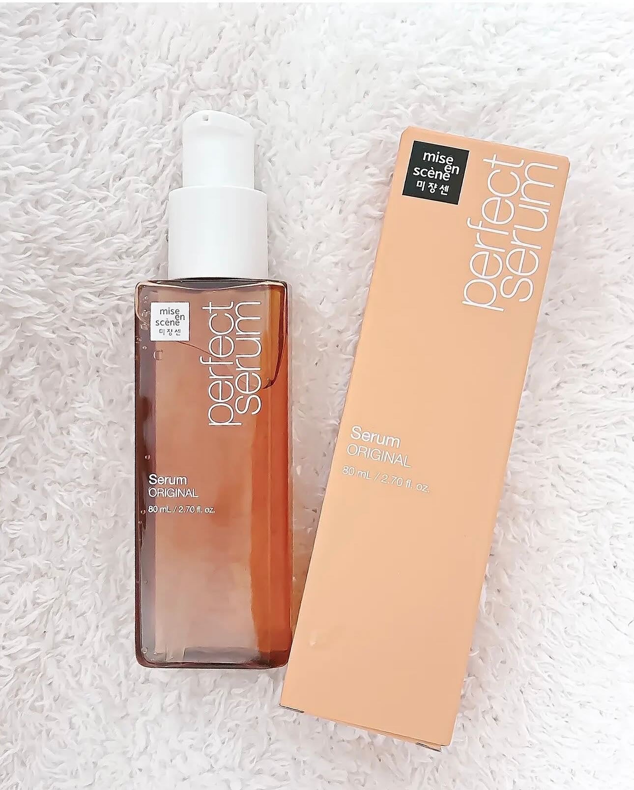 パーフェクトセラム オリジナルセラム/miseenscene/アウトバストリートメントを使ったクチコミ(6枚目)