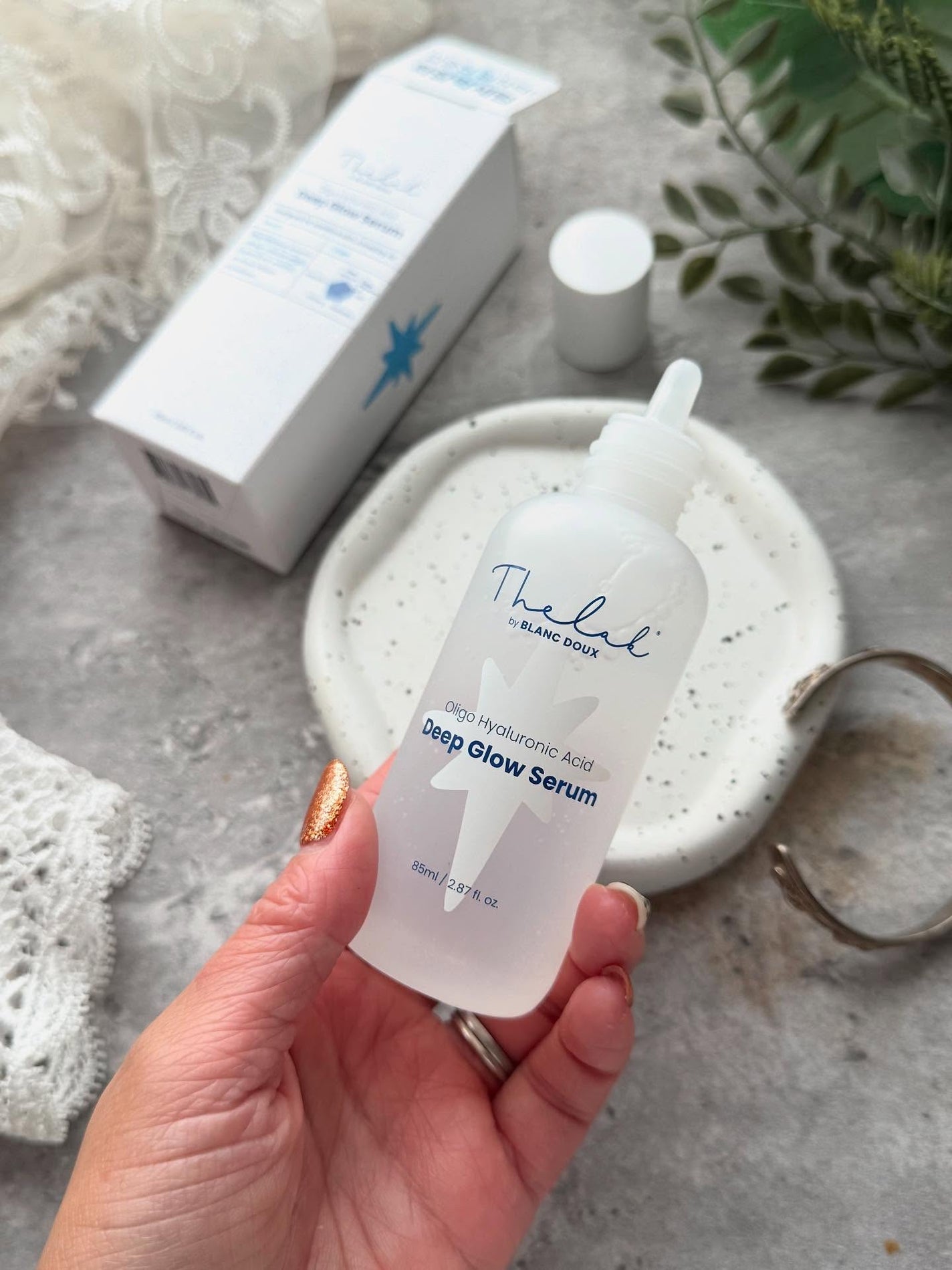 水分ディープグローセラム/THE LAB by blanc doux(ザラボバイブランドゥ)/ブースター・導入液を使ったクチコミ(3枚目)