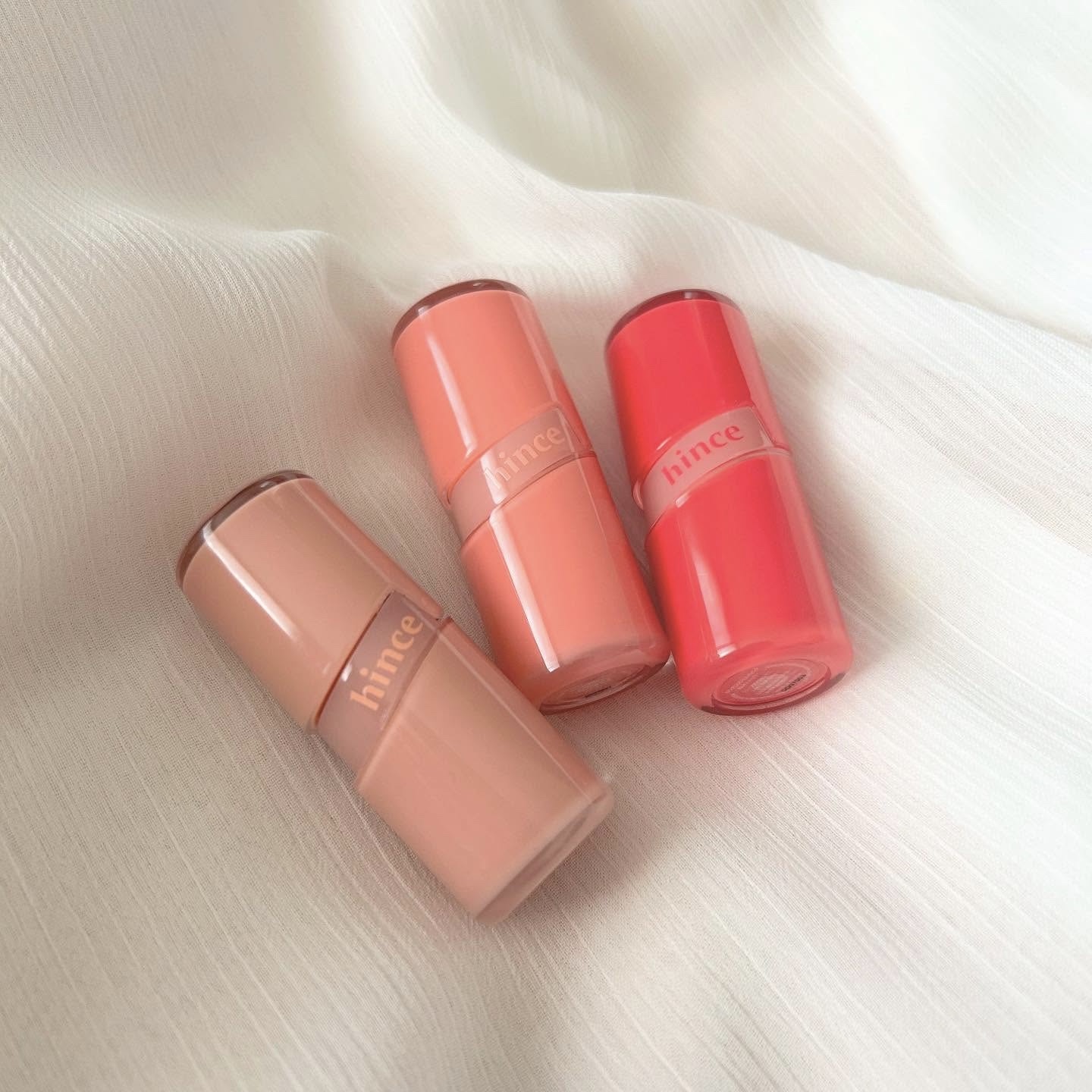 ロウグロウジェルティント R003 ロウプリコット（ミニ）/hince/リップティントを使ったクチコミ（1枚目）