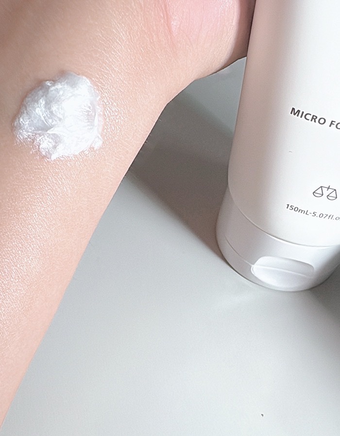 マイクロフォーム クレンザー(夜用洗顔)/LAGOM /クレンジングクリームを使ったクチコミ（3枚目）