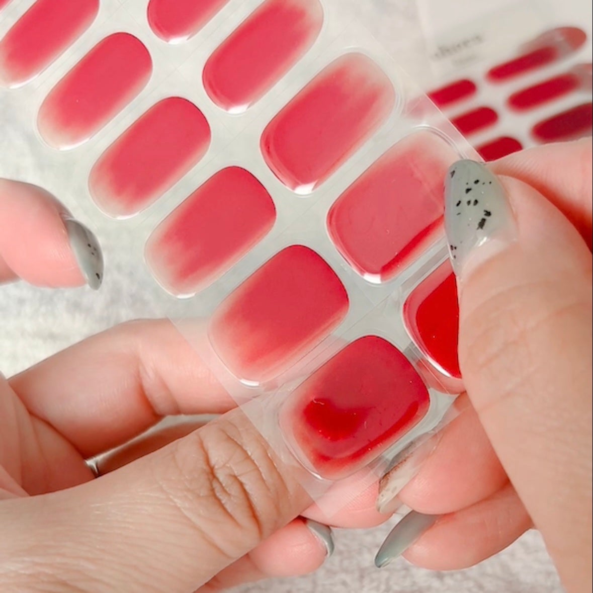 セミキュアジェルネイル(ハンド)/ohora/ネイルシールを使ったクチコミ(7枚目)