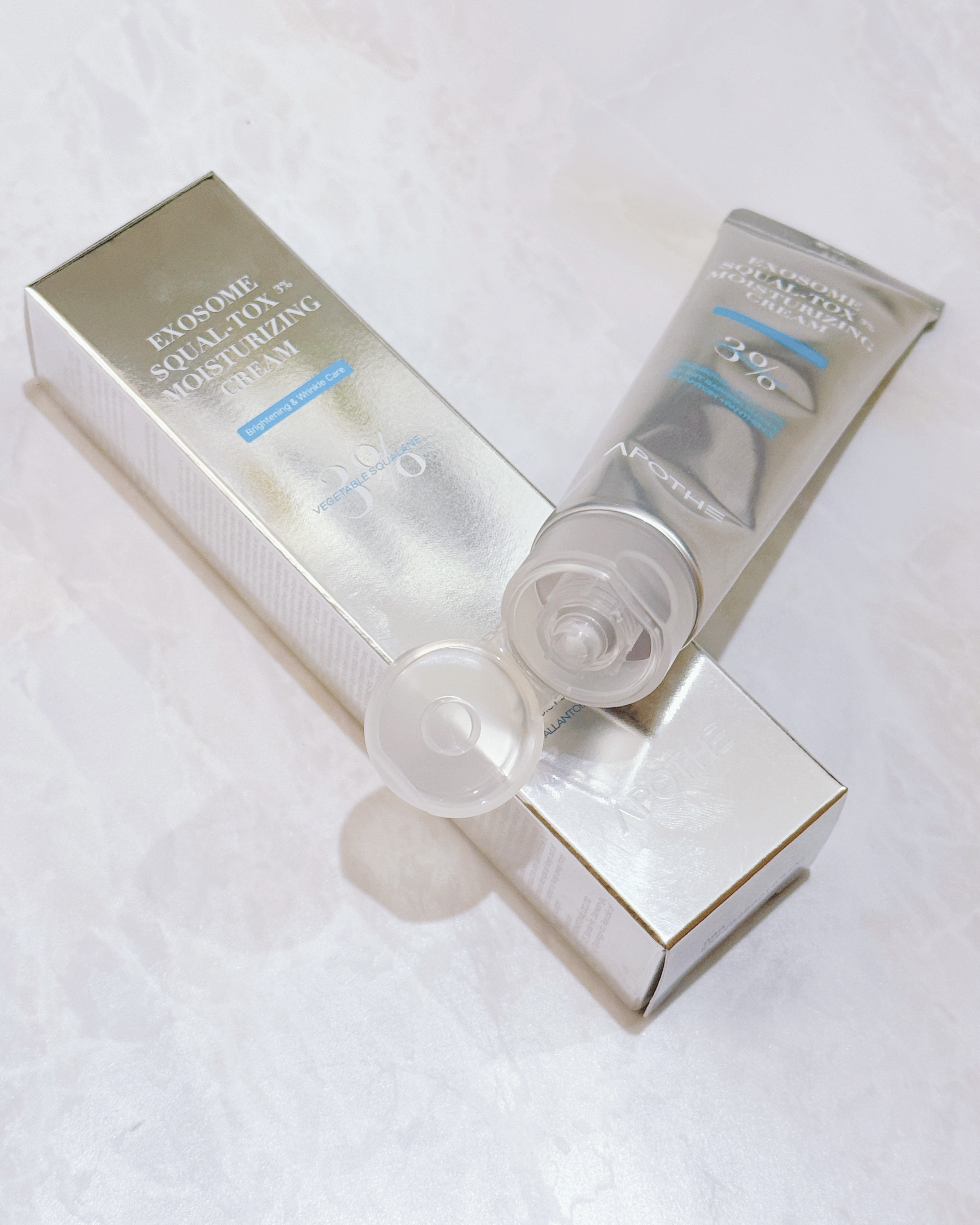 エクソソームスクアルトックスモイスチャーライジングクリーム/APOTHE/フェイスクリームを使ったクチコミ（3枚目）