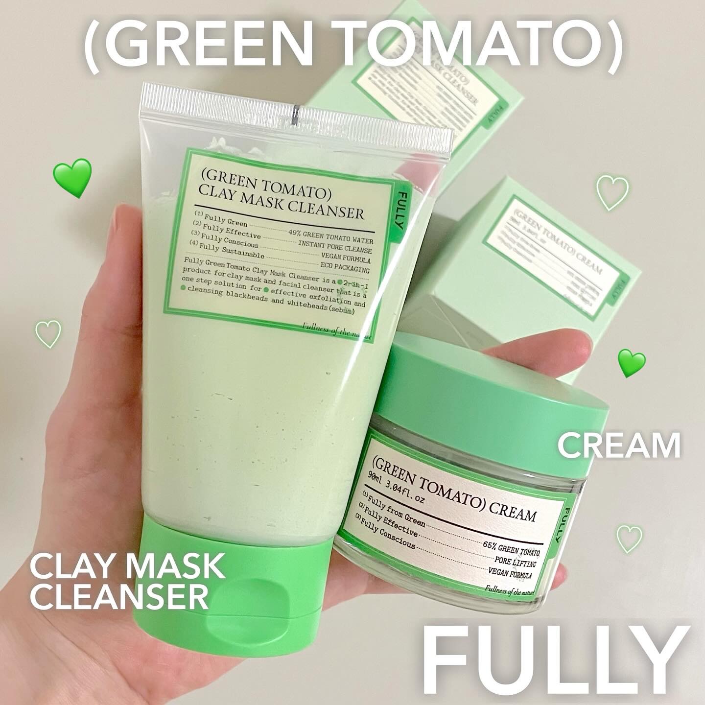 グリーントマトクレイマスククレンザー/FULLY/洗い流すパック・マスクを使ったクチコミ（1枚目）