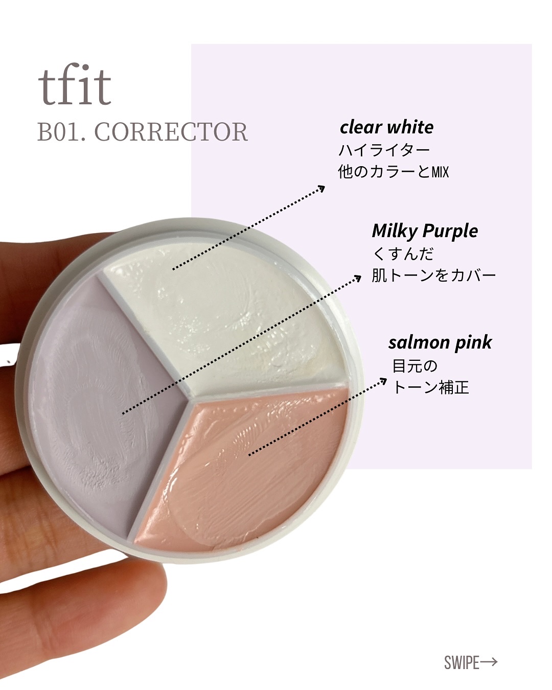 カバーアッププロコンシーラー/TFIT/パレットコンシーラーを使ったクチコミ（2枚目）