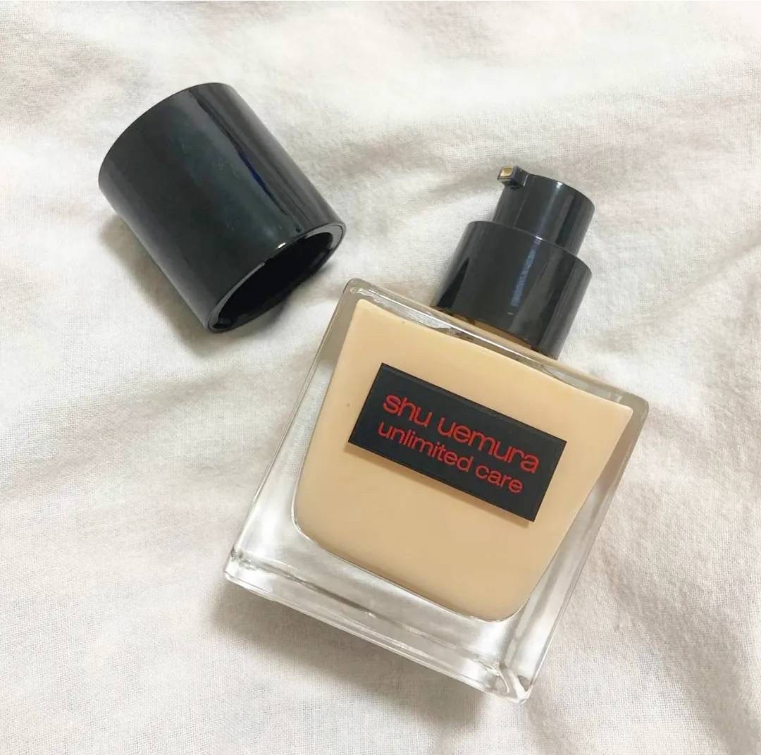 アンリミテッド ケア ツヤ セラム ファンデーション/shu uemura/リキッドファンデーションを使ったクチコミ（2枚目）