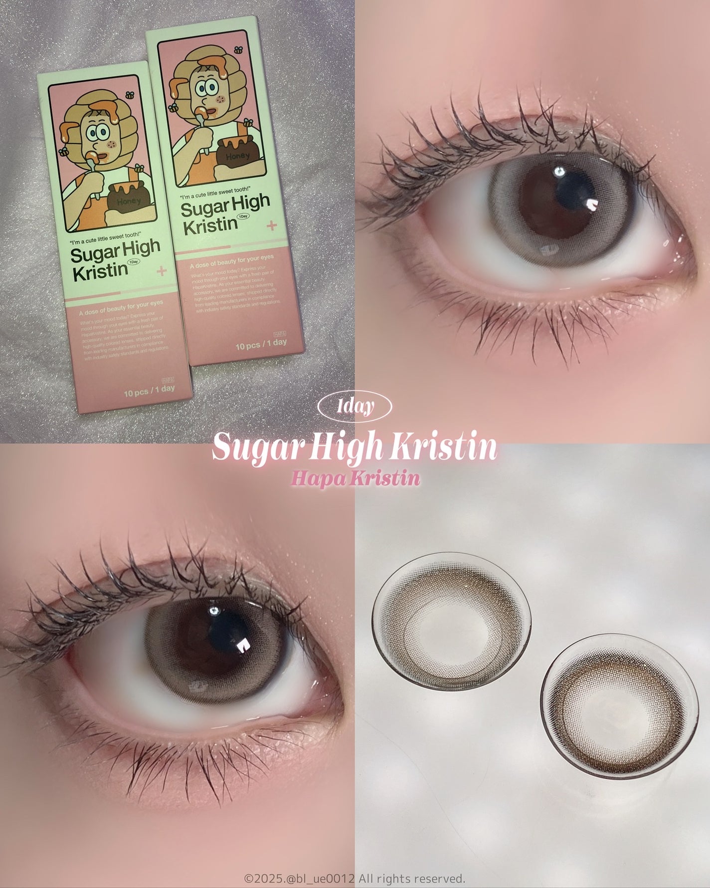 Suger High Kristin/Hapa kristin/カラーコンタクトレンズを使ったクチコミ(1枚目)