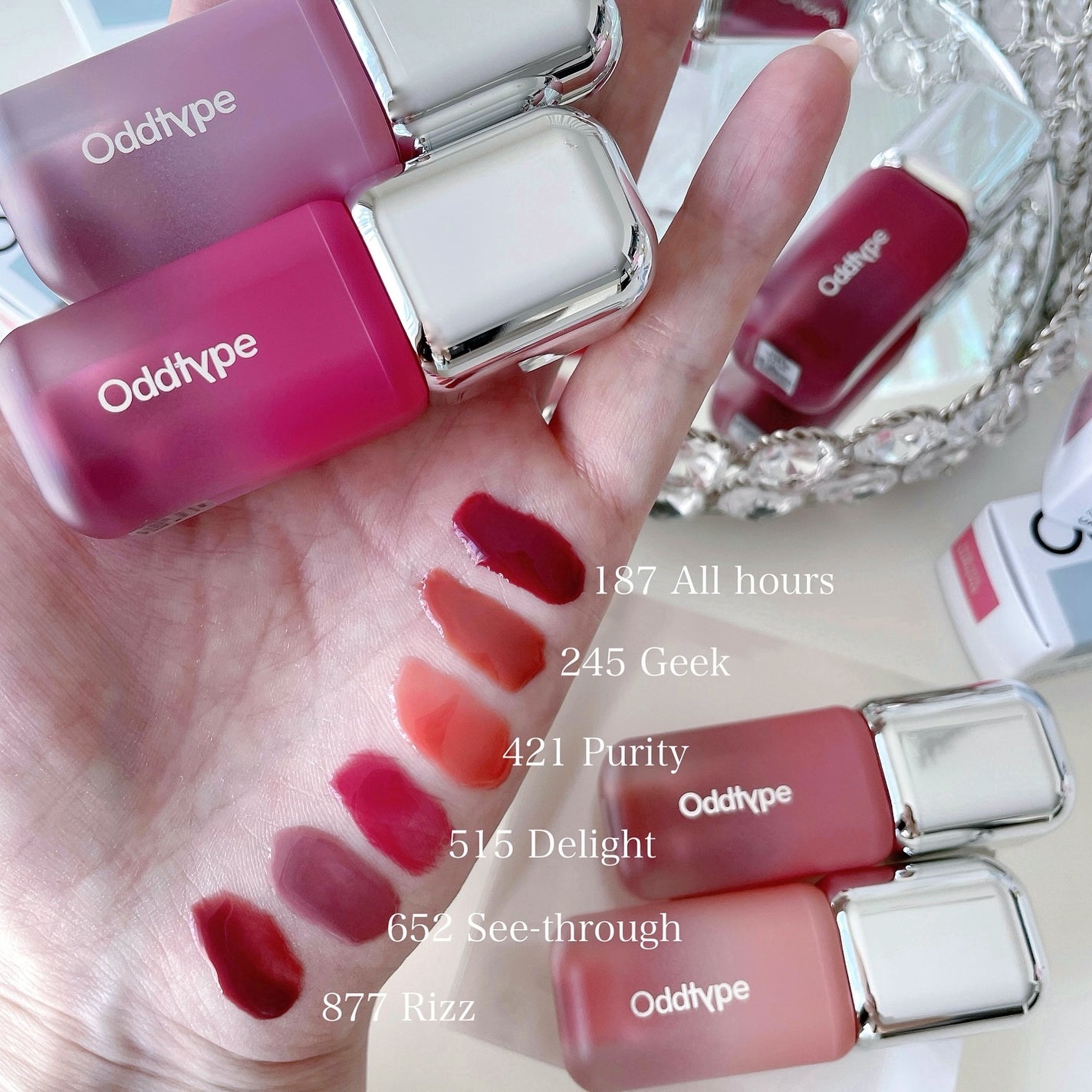 アンシーン バルーンティント/Oddtype/リップティントを使ったクチコミ(4枚目)