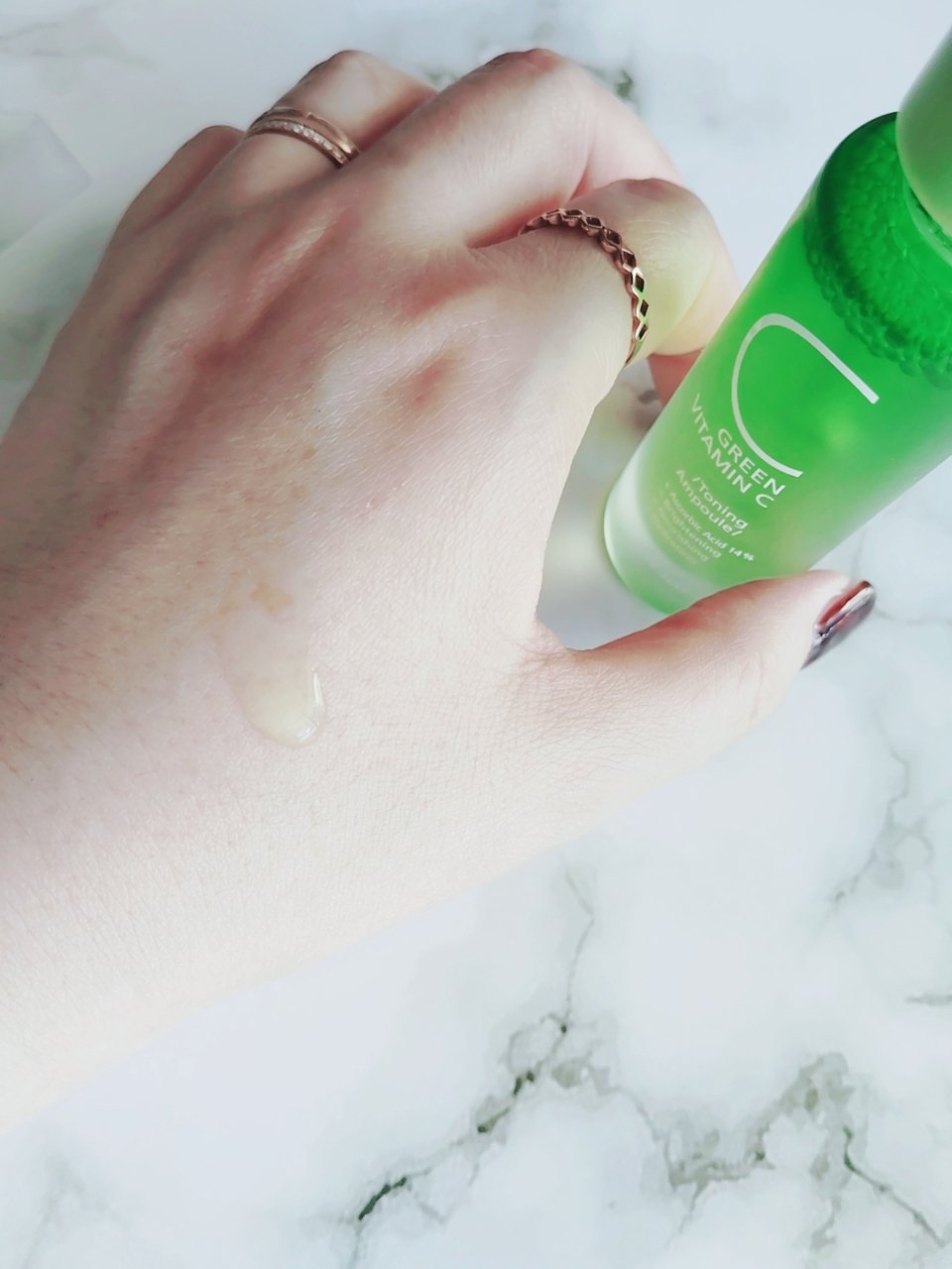 アリウル グリーンビタミンC トーニングセラム(アンプル)/Ariul/美容液を使ったクチコミ（2枚目）