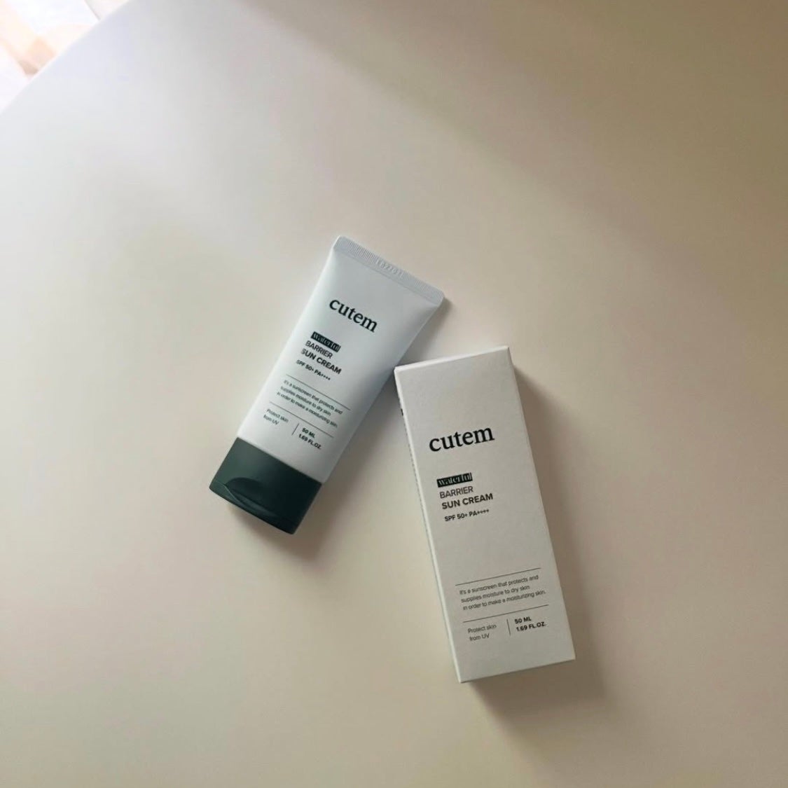 ウォータープールバリアサンクリーム/cutem/日焼け止めクリームを使ったクチコミ(1枚目)