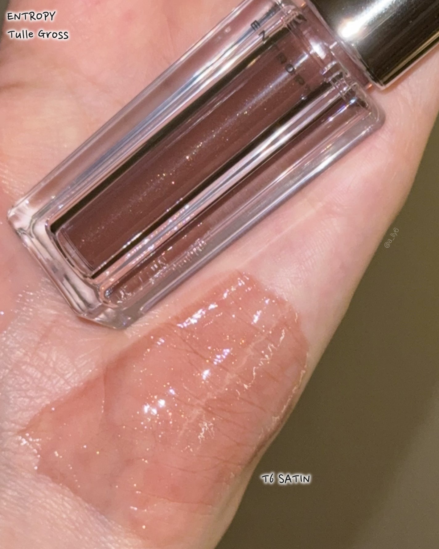 チュールグロス/ENTROPY/リップグロスを使ったクチコミ(4枚目)