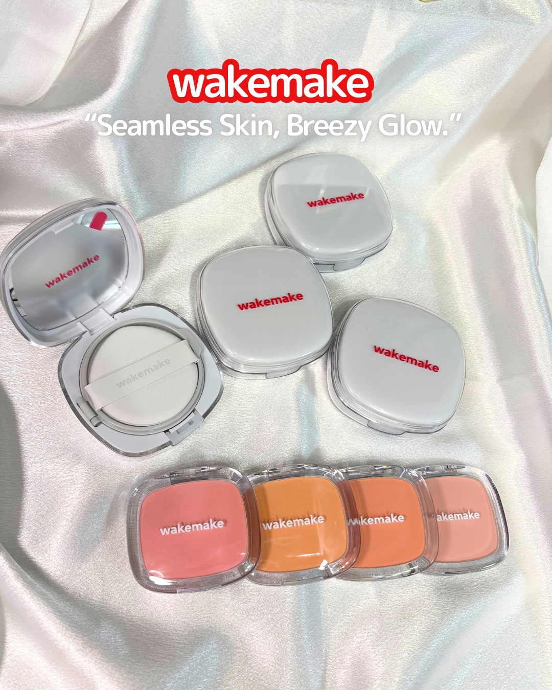 シームレスウェアクッション/wakemake/クッションファンデーションを使ったクチコミ（1枚目）