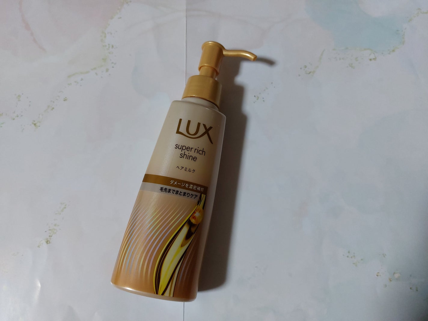 ラックス スーパーリッチシャイン  ダメージリペア 補修ヘアミルク/LUX/ヘアミルクを使ったクチコミ(4枚目)