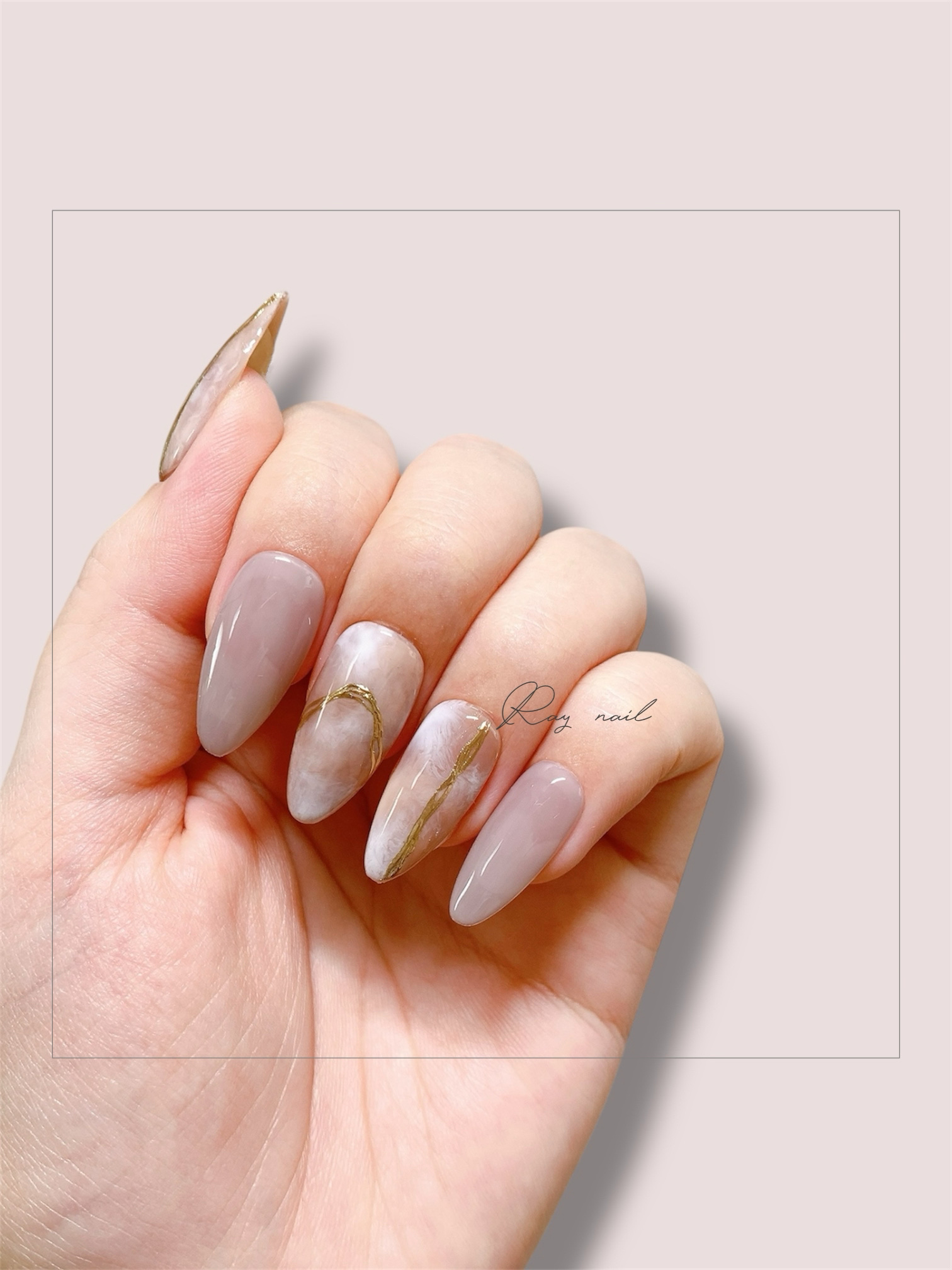 ジェルネイル（ライト対応）/セリア/ジェルネイルを使ったクチコミ（2枚目）