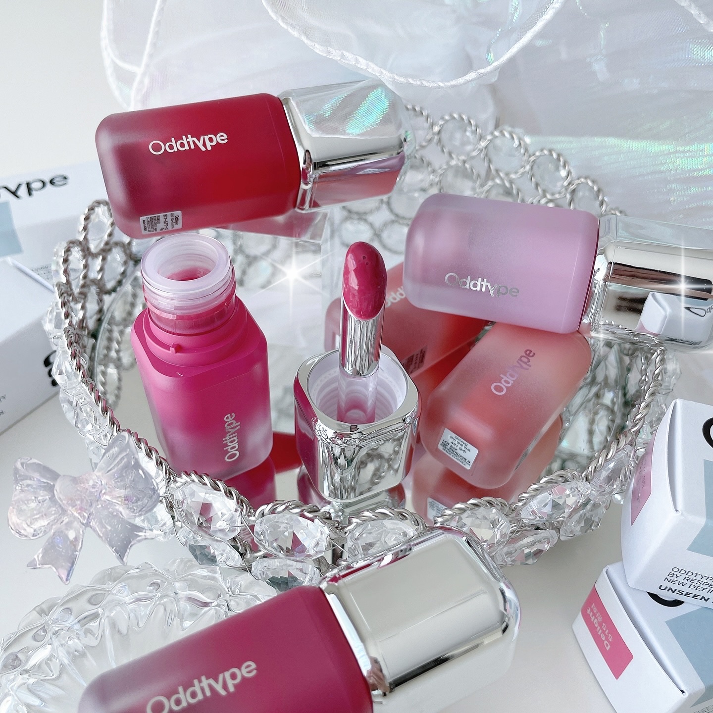 アンシーン バルーンティント 187 オールアワーズ/Oddtype/リップティントを使ったクチコミ（1枚目）