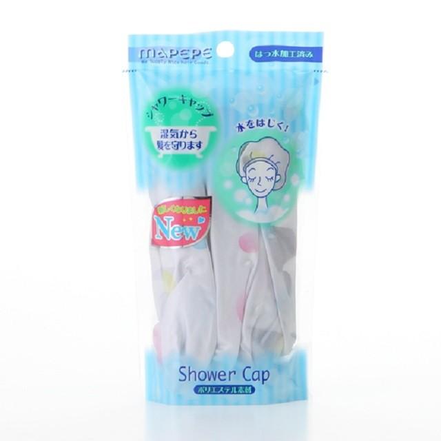 シャワーキャップ シャボン PK ポリエステル BL