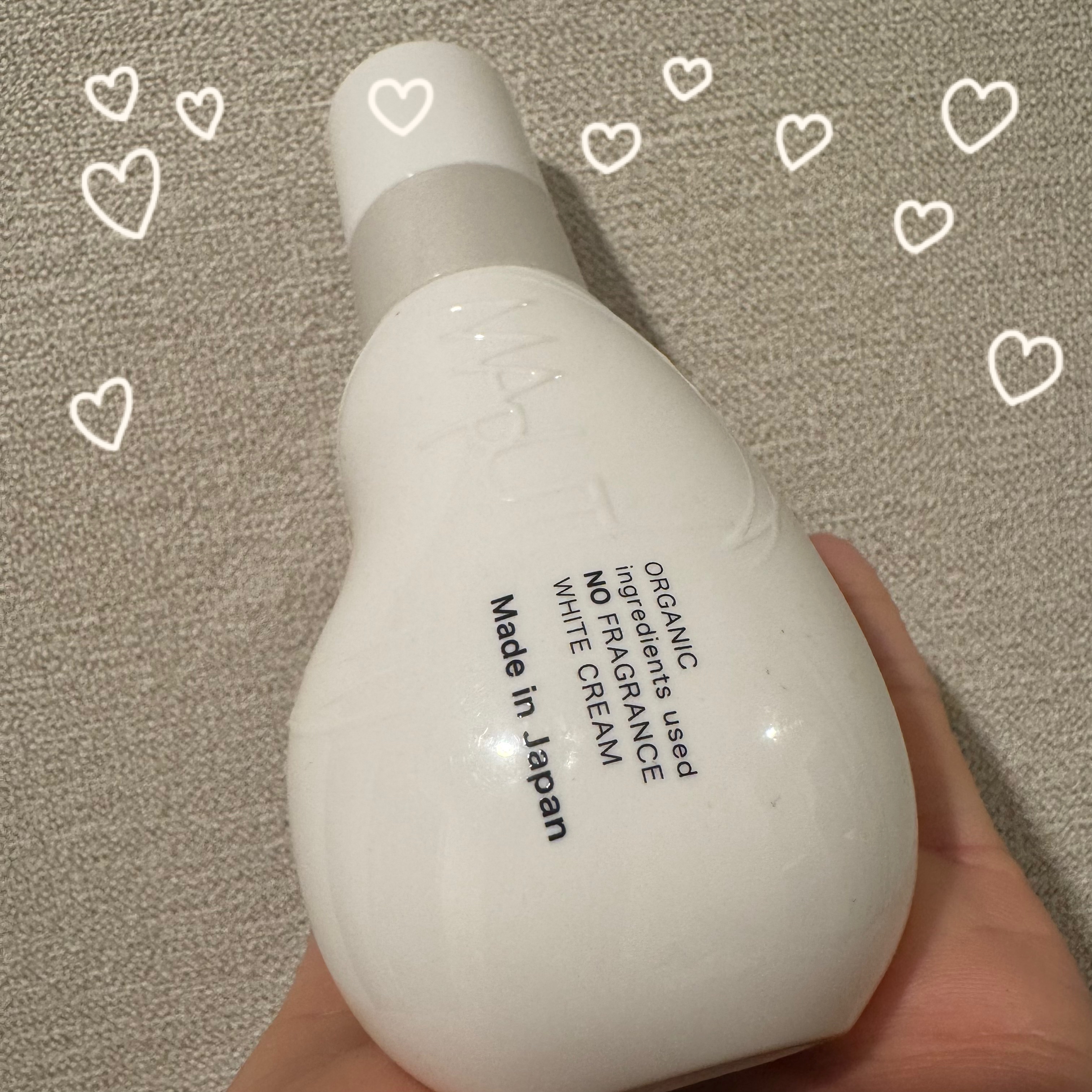 オーガニックノーフレグランスホワイトクリーム MAPUTI/MAPUTI/デリケートゾーンケアを使ったクチコミ（1枚目）