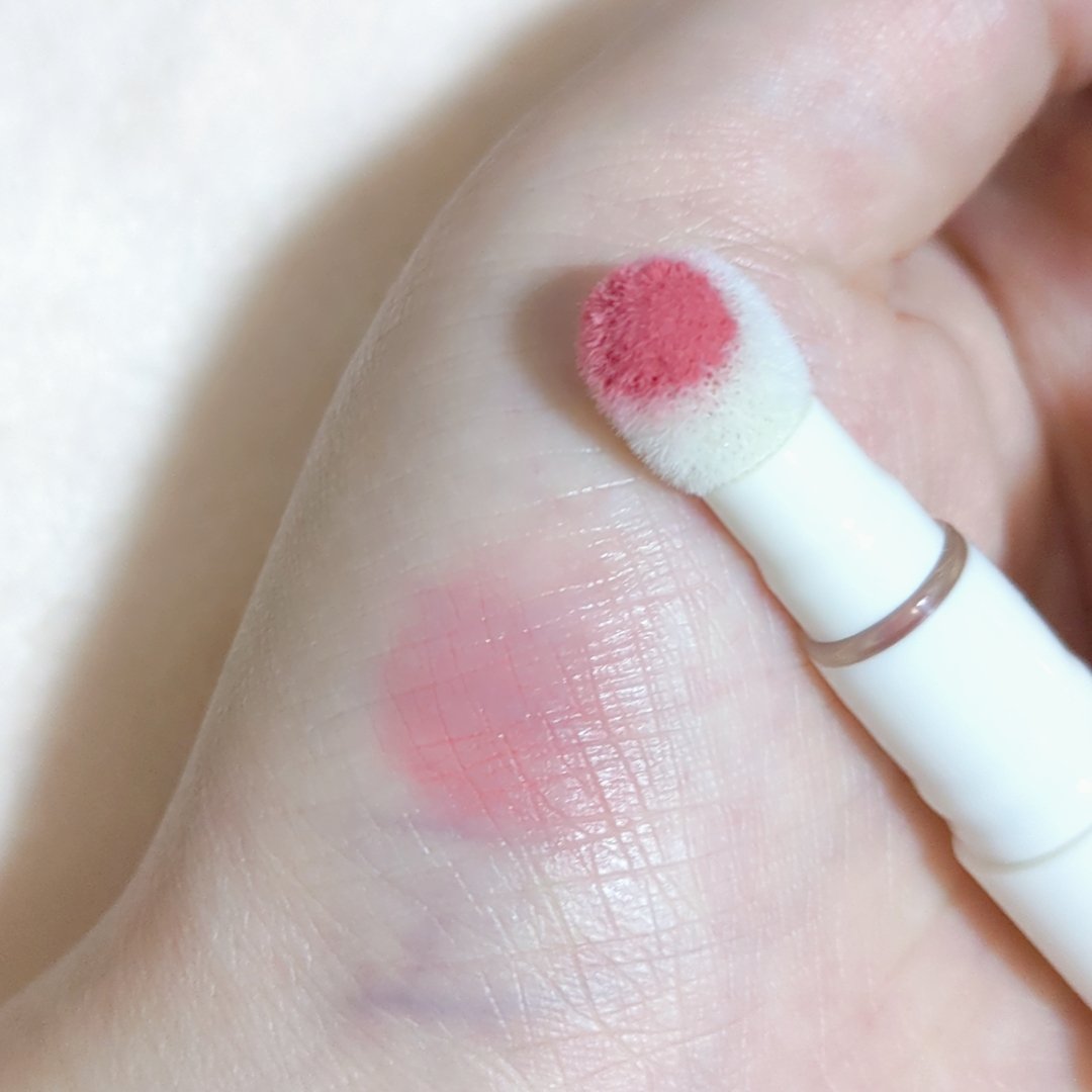 ぽんぽんチークリップ/JUDYDOLL/口紅を使ったクチコミ（2枚目）