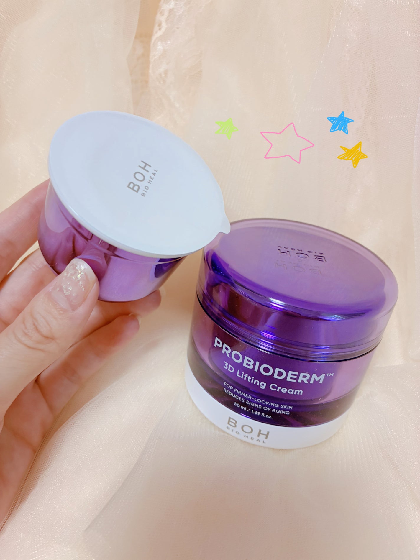 バイオヒールボ プロバイオダーム 3Dリフティングクリーム/BIOHEAL BOH/フェイスクリームを使ったクチコミ(1枚目)