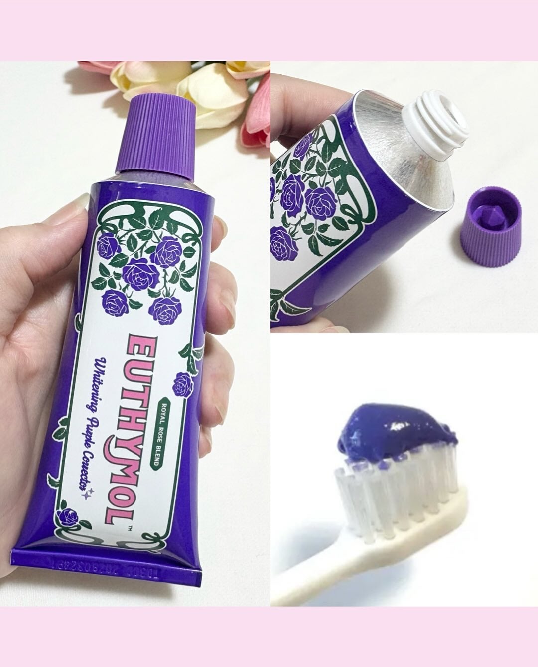 パープルコレクターロイヤルローズブレンド/EUTHYMOL/歯磨き粉を使ったクチコミ(3枚目)