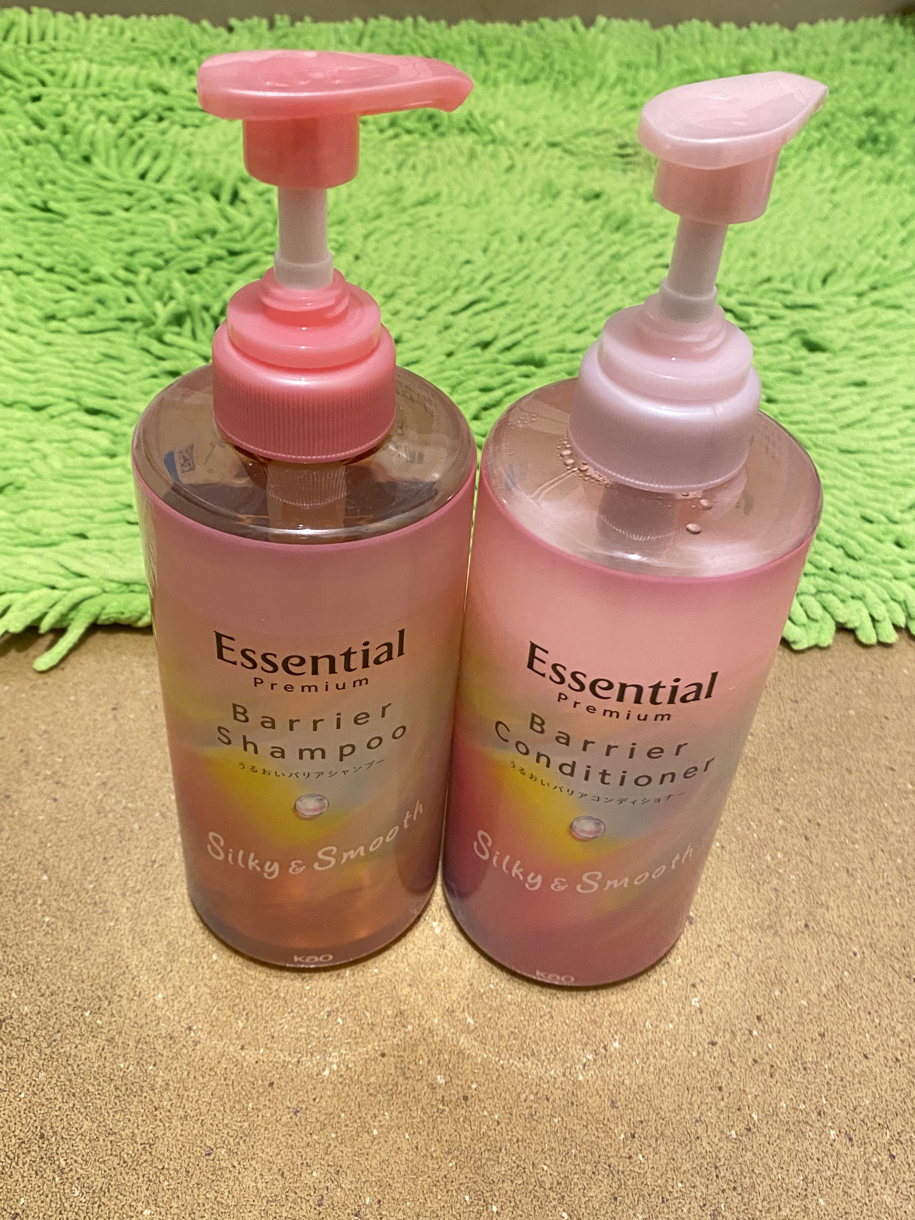 エッセンシャルプレミアム バリアシャンプー・コンディショナー シルキー＆スムース/エッセンシャル/市販シャンプーを使ったクチコミ（1枚目）