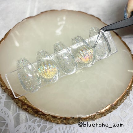 フラッシュパウダー/NAILTOWN/ネイル用品を使ったクチコミ(8枚目)