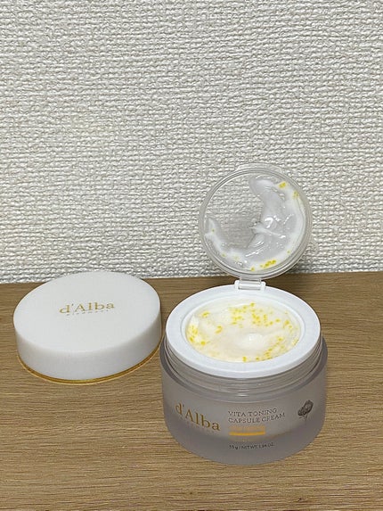 ビタトーニングカプセルクリーム/ダルバ/フェイスクリームを使ったクチコミ(2枚目)