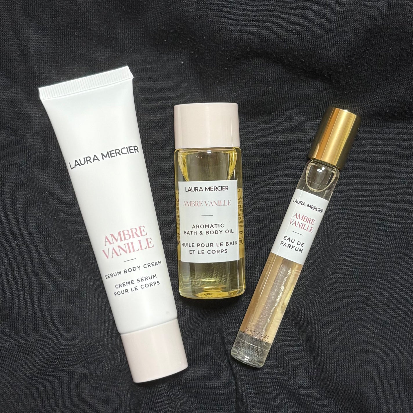 セラム ボディクリーム アンバーバニラ/ローラ メルシエ/ボディクリームを使ったクチコミ(2枚目)