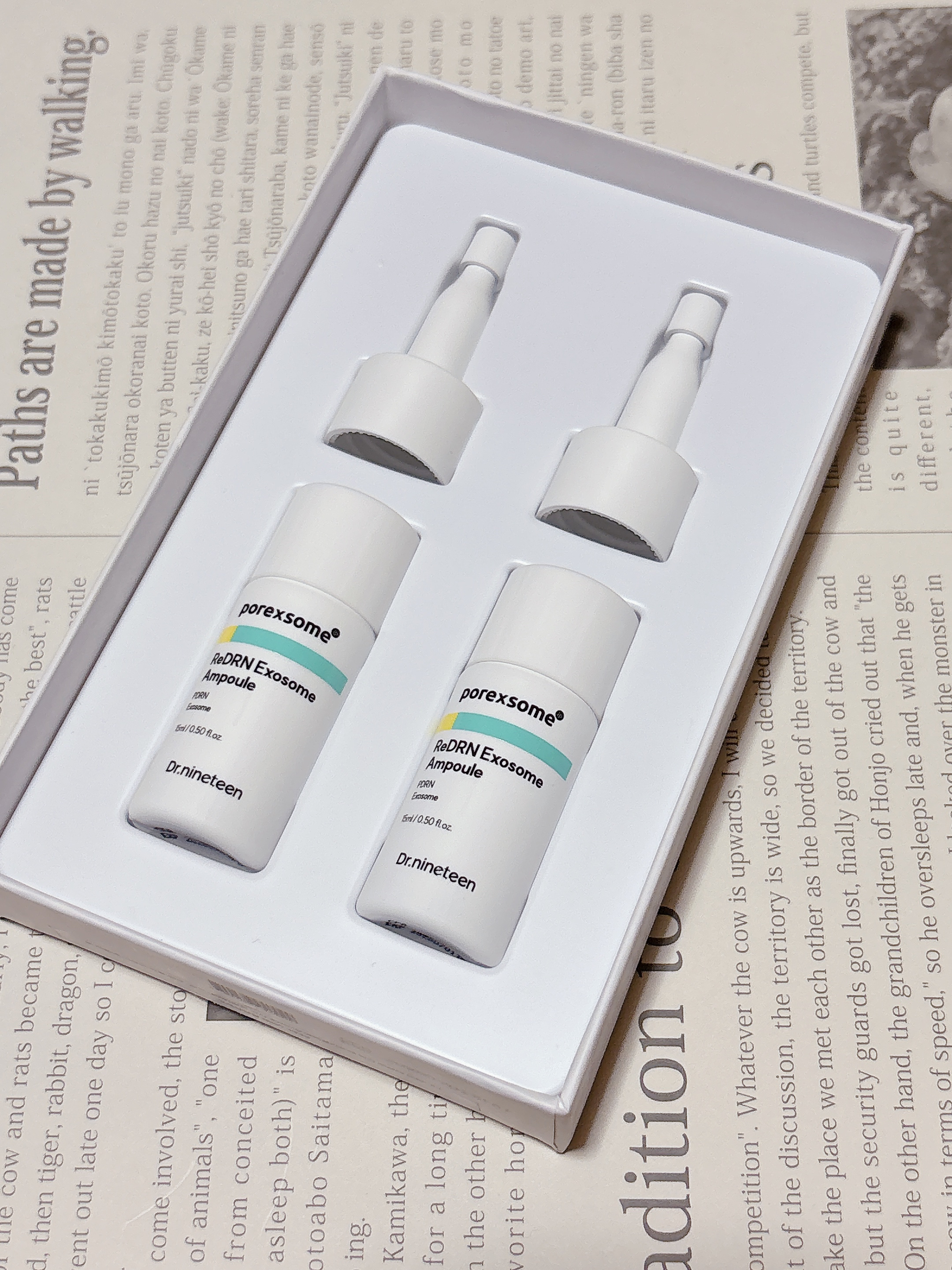 ReDRNエクソソームアンプル/Dr.nineteen/美容液を使ったクチコミ（2枚目）