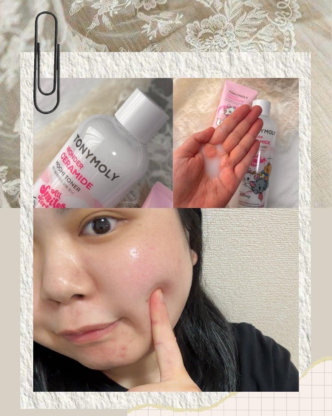 Wonder Ceramide Mochi Toner(トニーモリーワンダーCモチトナー)/TONYMOLY/化粧水を使ったクチコミ(4枚目)