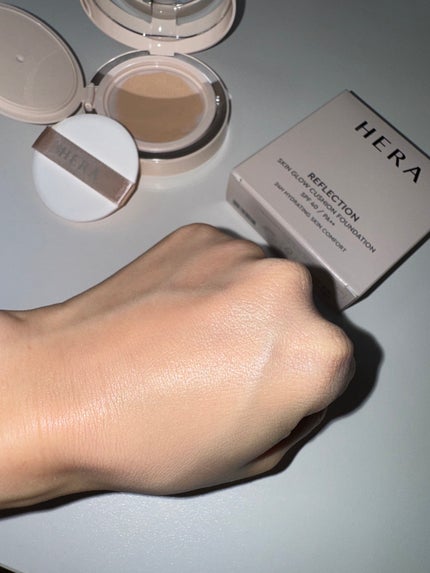 リフレクション スキン グロウ クッション ファンデーション/HERA/クッションファンデーションを使ったクチコミ(5枚目)