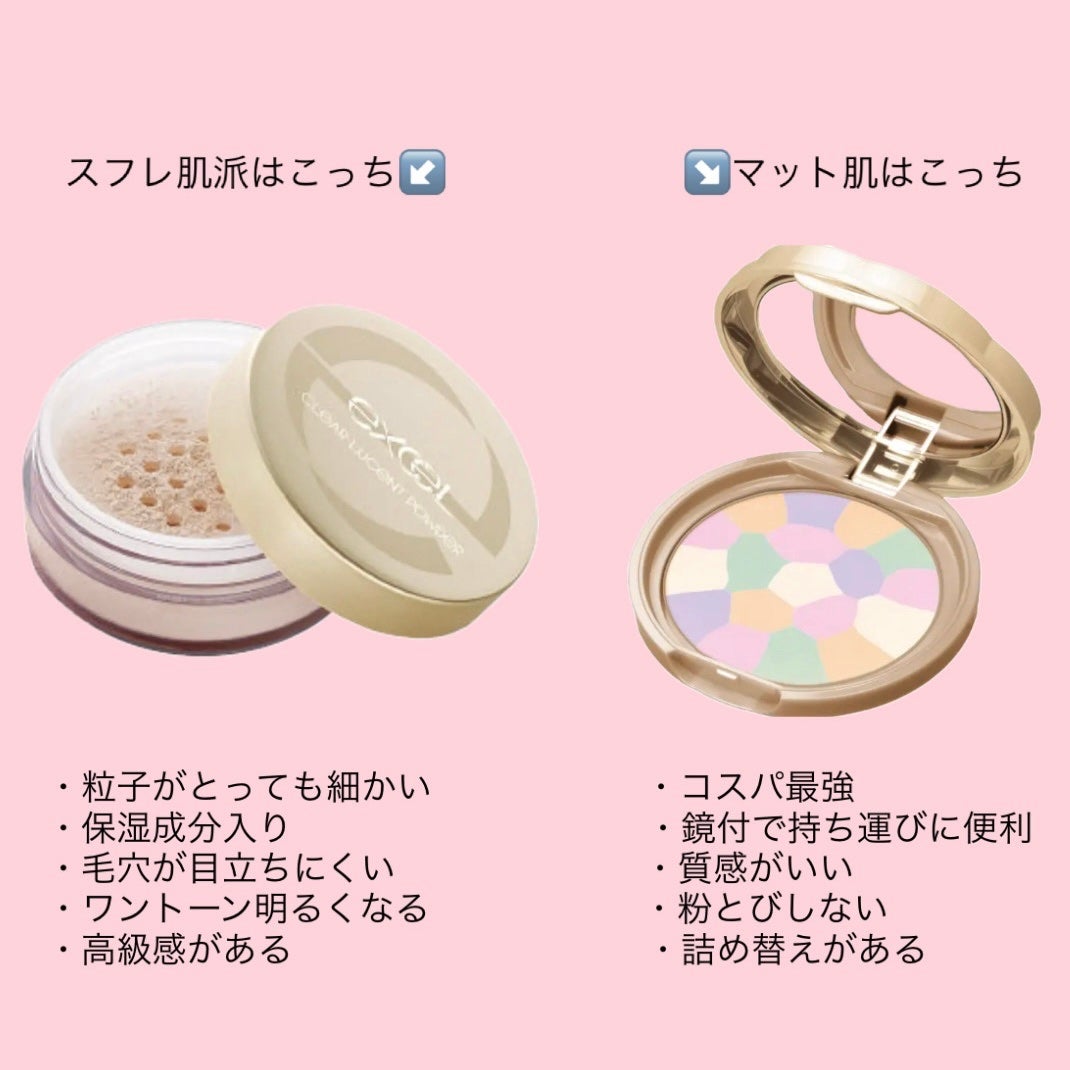 クリア ルーセントパウダー NB/excel/ルースパウダーを使ったクチコミ(2枚目)