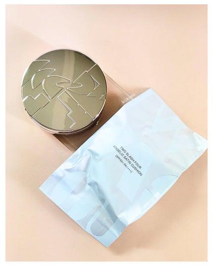 エンジェリックサテンクッション/TWO SLASH FOUR/クッションファンデーションを使ったクチコミ(5枚目)