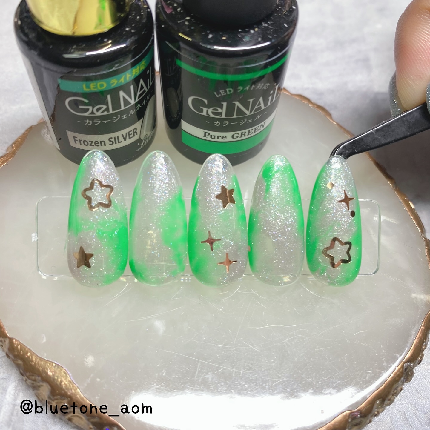 ジェルネイル（ライト対応）/セリア/ジェルネイルを使ったクチコミ（3枚目）