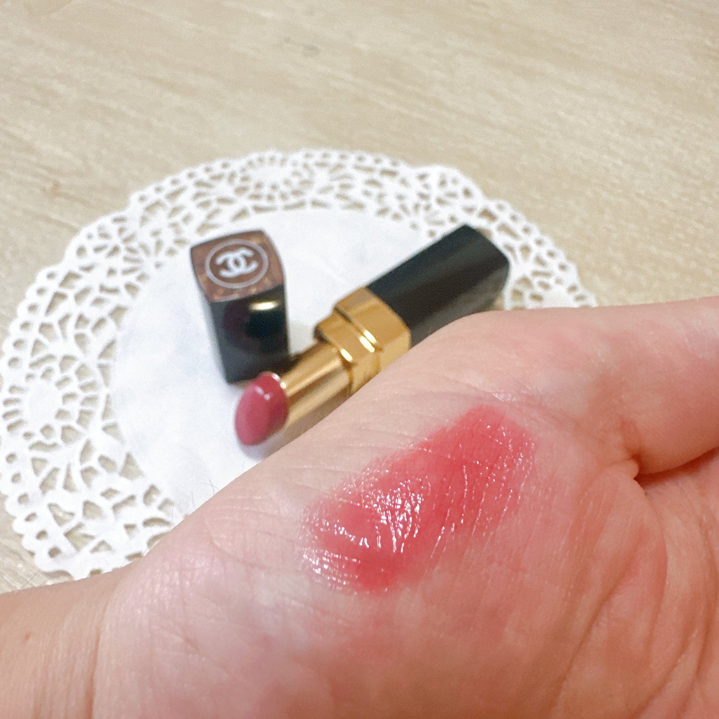 ルージュ ココ フラッシュ/CHANEL/口紅を使ったクチコミ(4枚目)