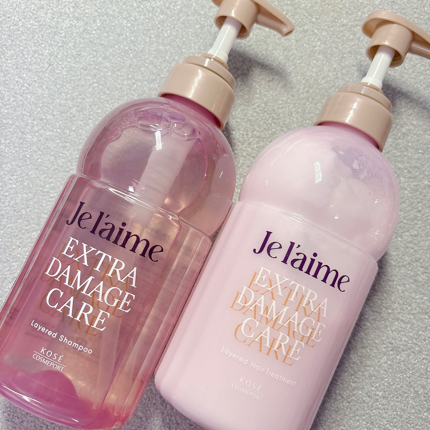 ジュレーム レイヤード シャンプー/ヘアトリートメント (エクストラダメージケア)/Je l'aime/市販シャンプーを使ったクチコミ(2枚目)