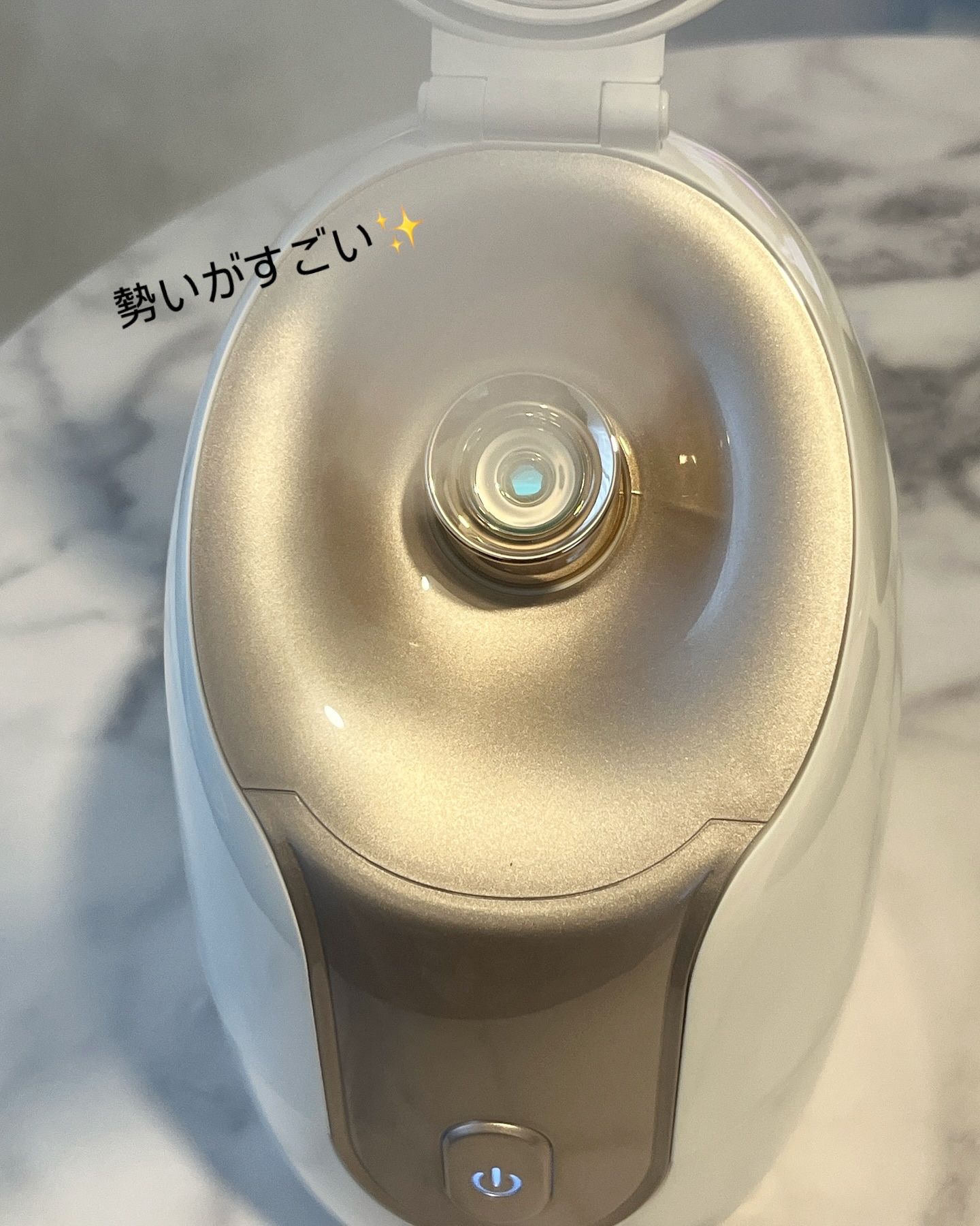 スチーマーZ32 ゴールド/ANLAN/美顔器・マッサージを使ったクチコミ（2枚目）