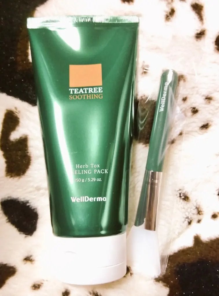 ティーツリーハーブピーリングパック/WellDerma/洗い流すパック・マスクを使ったクチコミ(2枚目)
