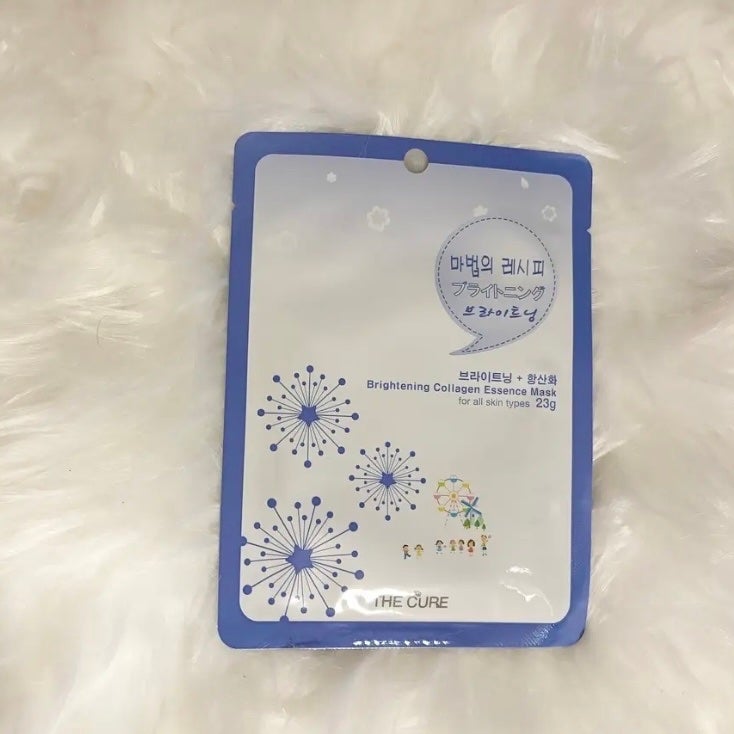 ブライトニングコラーゲンエッセンスマスク/THE CURE(ザキュア)/シートマスク・パックを使ったクチコミ(1枚目)
